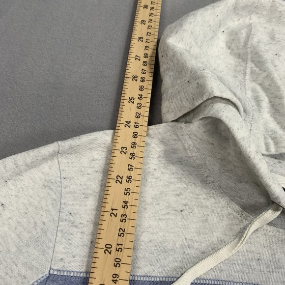 Nike Sportswear Hoodie Mens Medium Blue Gray Pullover Logo Pocket Sweatshirt - Picture 5 of 7